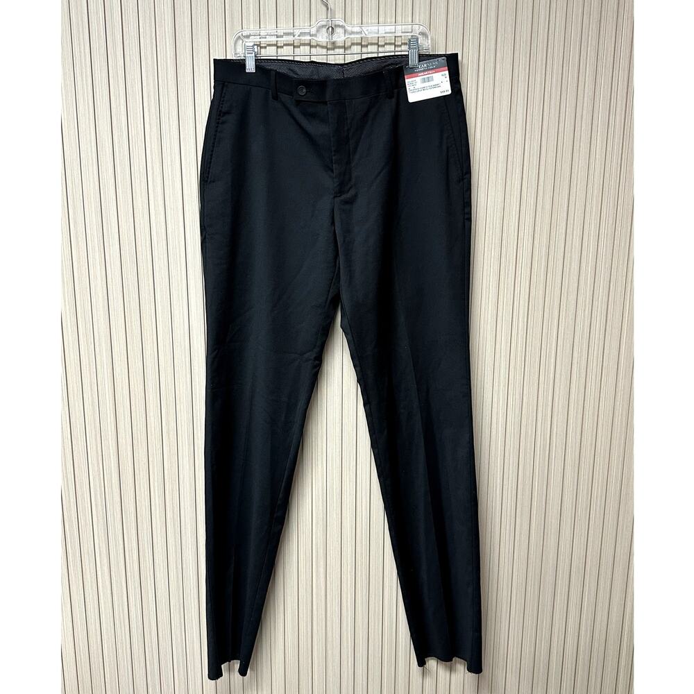 Kenneth Cole Awearness Men's Stretch Slim Fit Wool Dress Pant Size 36